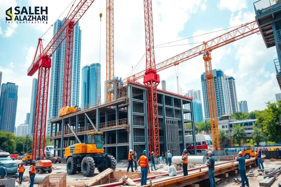 رؤية مؤسسة صالح الأزهري لتطوير قطاع المقاولات في المدينة المنورة – جودة وابتكار في البناء